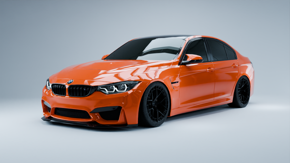 MODE Design FR-1 Forged Wheels Liquid Black Set for BMW M3 F80 M4 F82 F83 - MODE Auto Concepts