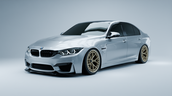 MODE Design FR-1 Forged Wheels Liquid Black Set for BMW M3 F80 M4 F82 F83 - MODE Auto Concepts
