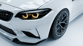 MODE Design FR-1 Forged Wheels Liquid Black Set for BMW M2 F87 inc. Competition - MODE Auto Concepts