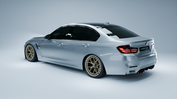 MODE Design FR-1 Forged Wheels Liquid Black Set for BMW M3 F80 M4 F82 F83 - MODE Auto Concepts