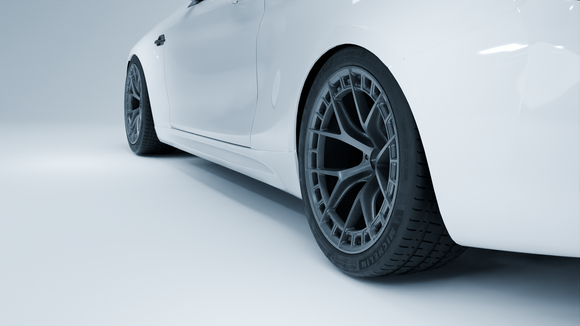 MODE Design FR-1 Forged Wheels Liquid Black Set for BMW M2 F87 inc. Competition - MODE Auto Concepts