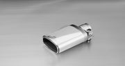 tail pipe set left/right each 1 tail pipe 142x72 mm