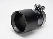 1 tail pipe OPT with OnePieceTechnology Ø 100mm, L=140mm titanium black PVD coated, 333g incl. full titanium clamp and titanium screw