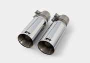 tail pipe set left/right each 1 tail pipe Ø 90 mm straight 0010 05GR