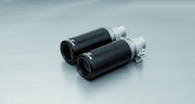 tail pipe set left/right each 1 tail pipe Ø 84 mm Street Race Black Chrome