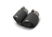 tail pipe set L/R each 1 Carbon tail pipe Ø 102 mm angled/angled, Titanium internals, with adjustable spherical clamp connection
