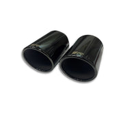 1 tail pipe Ø 102 mm angled, chromed, with adjustable spherical clamp connection