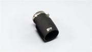 OPT GT black tail pipe Ø 102 mm, L=145 mm, titanium, black painted, with adjustable spherical clamp connection