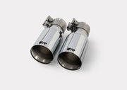 tail pipe set left/right each 1 tail pipe Ø 90 mm straight 0411 05GR