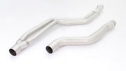 BMW F22 Stainless steel RACING front section instead of original front silencer, without homologation