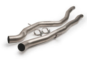 Non-resonated RACING GPF-back-section, replaces original GPF-back-section, Original tube Ø 65 mm - REMUS tubes Ø 70 mm, NO (EC-) APPROVAL