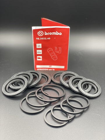 Brembo Front 4 Piston Caliper Seal Kit Evo V VI VII VIII IX X and Subaru WRX STI - 0
