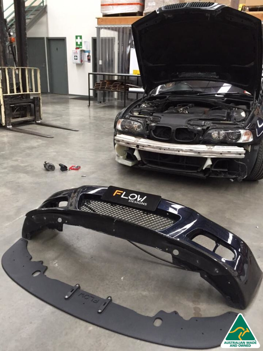 FLOW Designs  BMW E46 M3 Front Splitter v2 - MODE Auto Concepts
