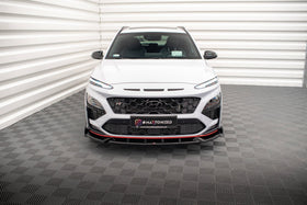 Maxton Design Front Splitter for V.1 Hyundai Kona N Mk1