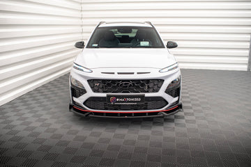 Maxton Design Front Splitter for V.1 Hyundai Kona N Mk1