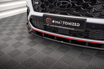 Maxton Design Front Splitter for V.1 Hyundai Kona N Mk1