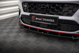 Maxton Design Front Splitter for V.2 Hyundai Kona N Mk1
