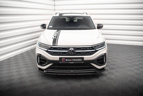 Maxton Design Front Splitter for V.1 Volkswagen T-Roc R / R-Line Mk1 Facelift