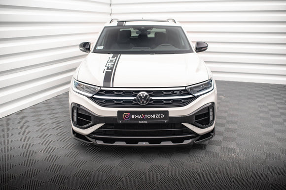 Maxton Design Front Splitter for V.2 Volkswagen T-Roc R / R-Line Mk1 Facelift