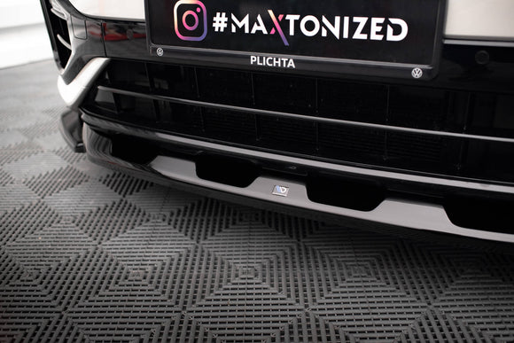 Maxton Design Front Splitter for V.2 Volkswagen T-Roc R / R-Line Mk1 Facelift