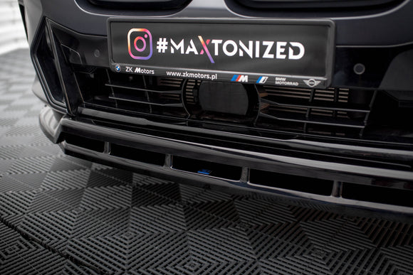 Maxton Design Front Splitter for BMW X3 M-Pack G01 Facelift / iX3 M-Pack G08 Facelift
