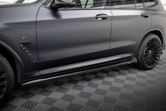 Maxton Design Side Skirts Diffusers BMW X3 M-Pack G01 Facelift