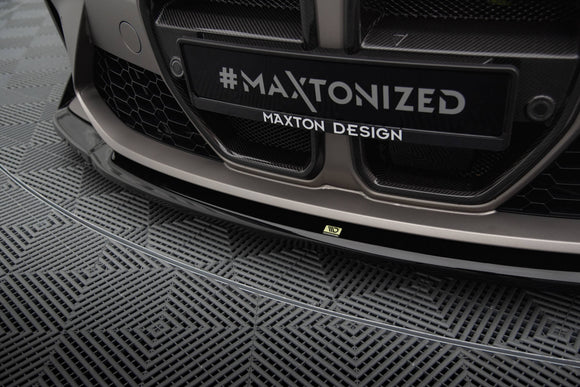 Maxton Design Front Splitter for V.4 CSL Look BMW M4 G82 / M3 G80