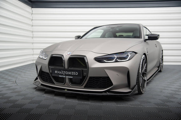 Maxton Design Front Splitter for V.4 CSL Look BMW M4 G82 / M3 G80