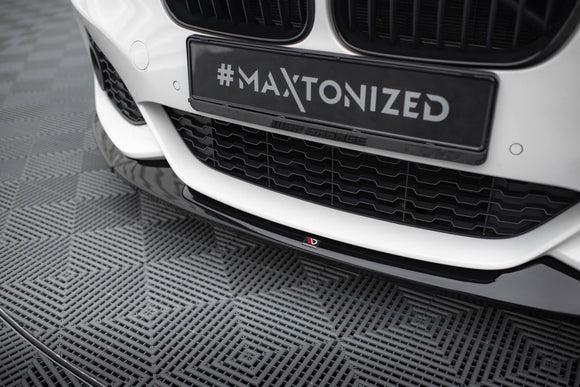 Maxton Design Front Splitter for V.4 CSL Look BMW 1 M-Pack / M140i F20 Facelift