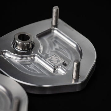 Suspension Secrets Camber Caster Plate Top Mounts - Porsche 981 / 718 Cayman GT4 - MODE Auto Concepts