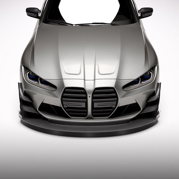 Vulcan Alpha Carbon Fiber Front Splitter - BMW G80 M3 / G82 M4