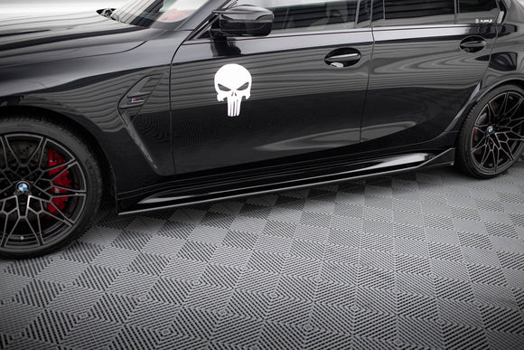 Maxton Design Side Skirts Diffusers V.3 CSL Look BMW M3 G80