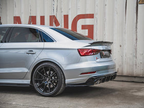 Maxton Design Rear Side Splitters v2 for Audi S3 8V Sedan Facelift