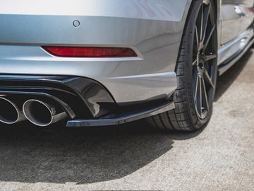 Maxton Design Rear Side Splitters v2 for Audi S3 8V Sedan Facelift