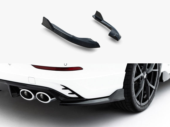 Maxton Design Rear Side Splitters V.2 Volkswagen Golf R Wagon Mk8 / Mk8 Facelift
