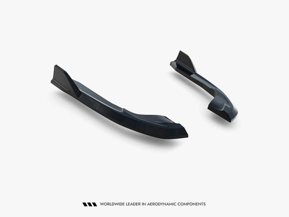 Maxton Design Rear Side Splitters V.2 Volkswagen Golf R Wagon Mk8 / Mk8 Facelift