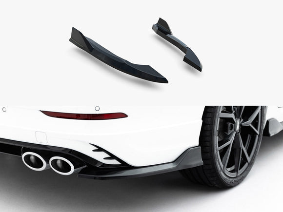 Maxton Design Rear Side Splitters V.1 Volkswagen Golf R Wagon Mk8 / Mk8.5 Facelift