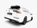 Maxton Design Rear Side Splitters V.1 Volkswagen Golf R Wagon Mk8 / Mk8.5 Facelift