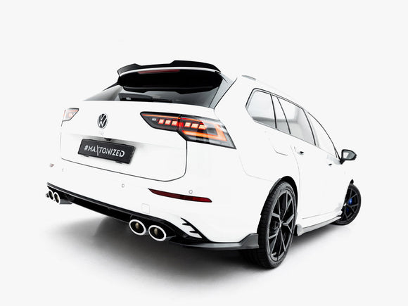 Maxton Design Rear Side Splitters V.1 Volkswagen Golf R Wagon Mk8 / Mk8.5 Facelift