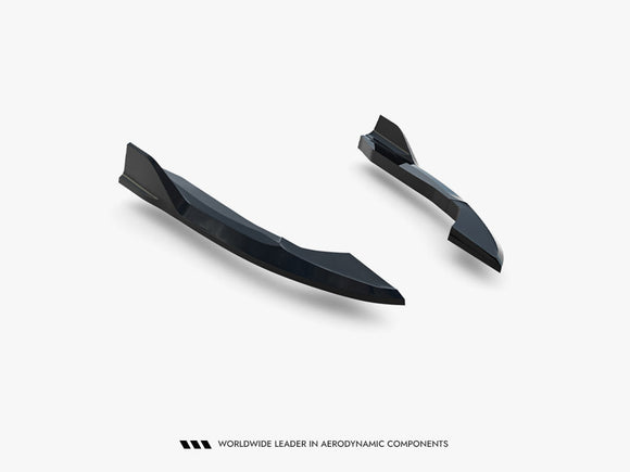 Maxton Design Rear Side Splitters V.1 Volkswagen Golf R Wagon Mk8 / Mk8.5 Facelift