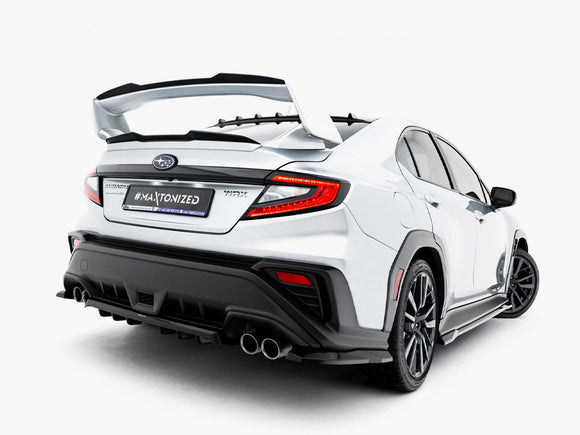 Maxton Design Rear Splitter (with vertical bars) Subaru WRX STI Mk2