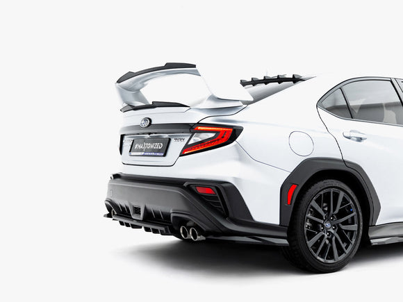 Maxton Design Rear Splitter (with vertical bars) Subaru WRX STI Mk2