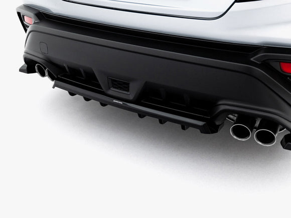 Maxton Design Rear Splitter (with vertical bars) Subaru WRX STI Mk2
