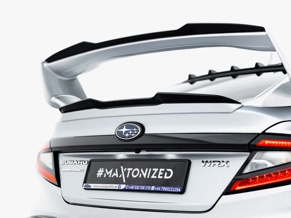 Maxton Design Bottom Spoiler Cap for Subaru WRX STI Mk2