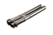 Non-resonated RACING cat-back section, replaces original cat-back section, Original tube Ø 57 mm = 2 1/4" - REMUS tube Ø 76 mm = 3.0", NO (EC-) APPROVAL