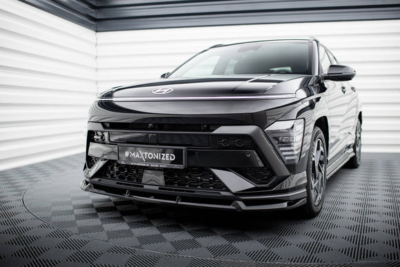 Maxton Design Front Splitter for Hyundai Kona N-Line Mk2