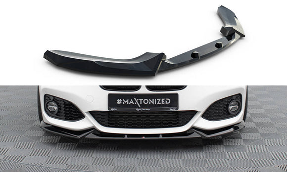 Maxton Design Front Splitter for V.5 BMW 1 M-Pack / M140i F20 Facelift