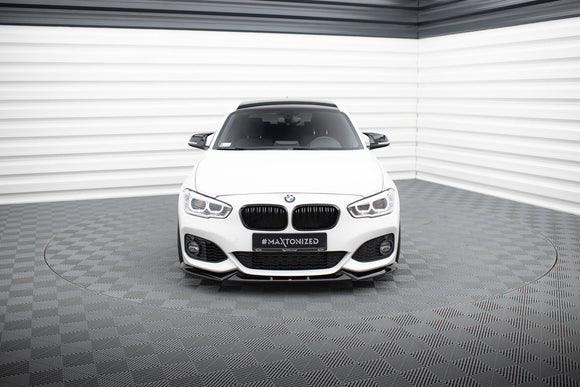 Maxton Design Front Splitter for V.5 BMW 1 M-Pack / M140i F20 Facelift