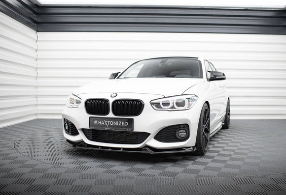 Maxton Design Front Splitter for V.5 BMW 1 M-Pack / M140i F20 Facelift