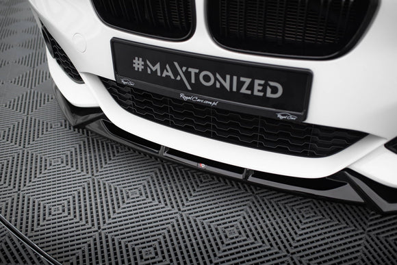 Maxton Design Front Splitter for V.5 BMW 1 M-Pack / M140i F20 Facelift
